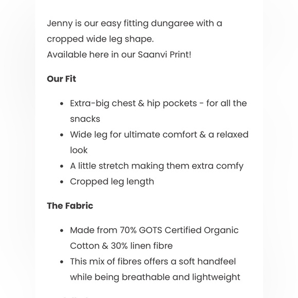 Brand new, Jenny Dungaree from Lucy & Yak - Picture 2 of 7